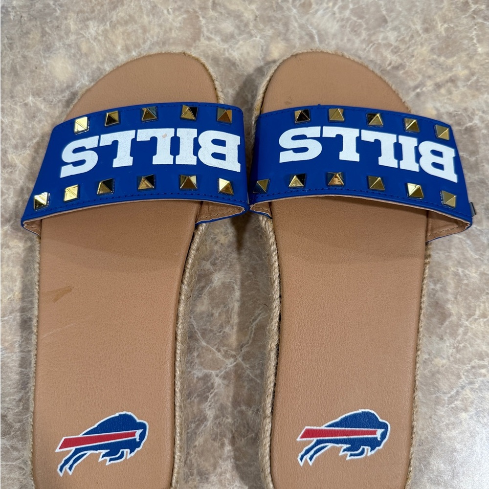 Women’s Buffalo Bills Studded Fashion Slides